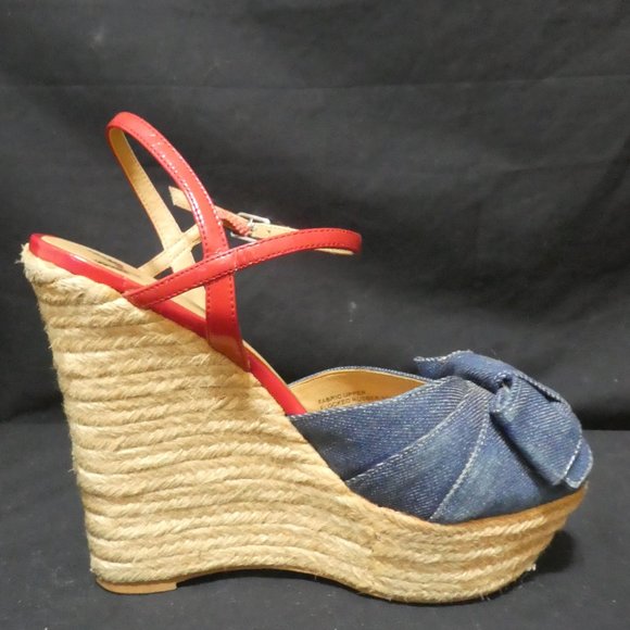 PENNY LOVES KENNY | Size 7 | Denim Espadrille Sandals - Picture 7 of 16
